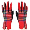 Royal Stewart traditional Tartan gloves Touch Screen
