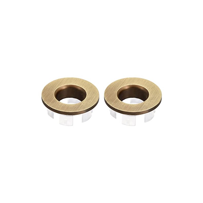 uxcell Sink Trim Overflow Cover, 2Pcs Sink Overflow Rings Bathroom