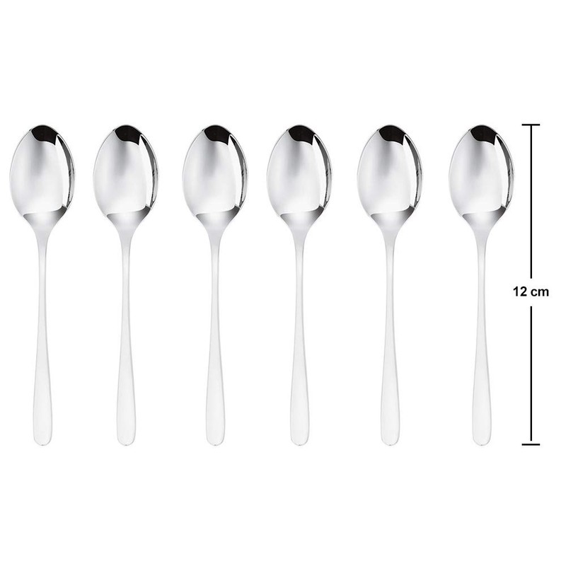 Sambonet 52553A37 Button - Set Moka Spoon - Monobloc coffee