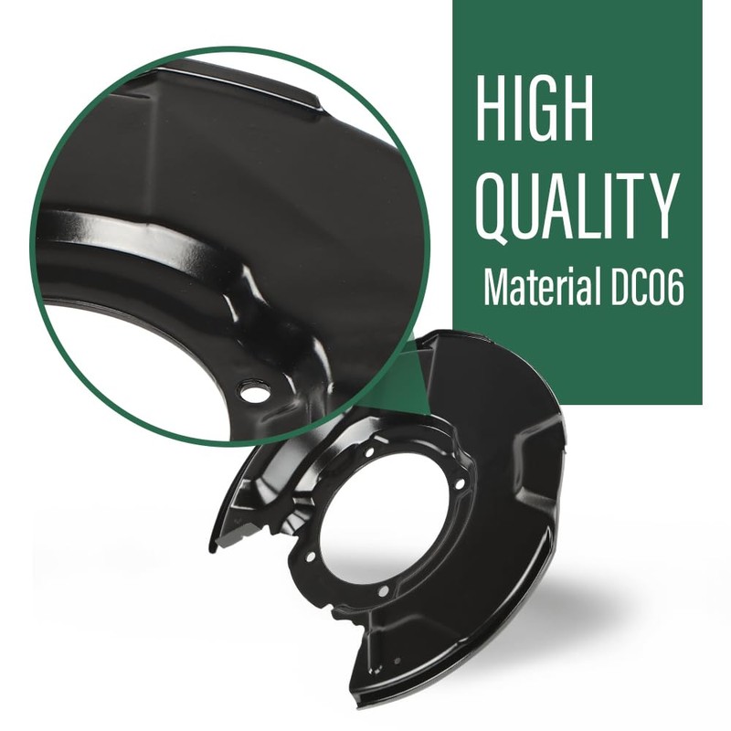 LQI Front Brake Dust Shield Left and Right Compatible with