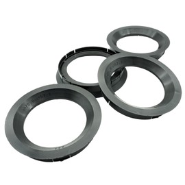 Felgenfactory 4 x centring rings 76.0-57.1 | 76.0 to 57.1 | black