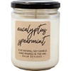 Scented Soy Candle (Eucalyptus Spearmint, 12 oz.)