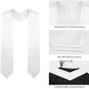 Plain Graduation Stole, Graduation Stole Class of 2025, White Graduations