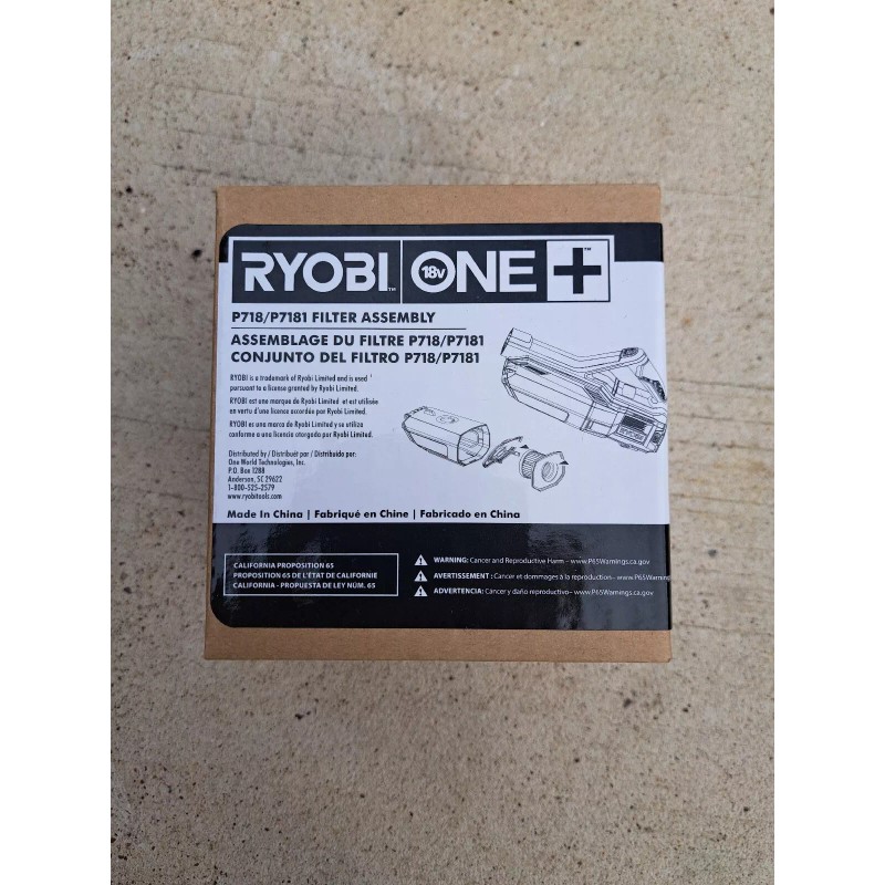 For Ryobi, For Ryobi One Genuine RYOBI ONE Filter Assembly