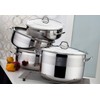 Stainless Steel Deep Stock Pot with Glass Lid Soup Pot