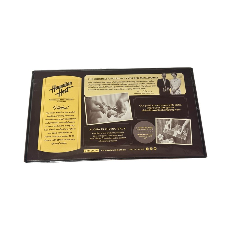Dark Chocolate Covered Macadamia Nuts by Hawaiian Host (3 Boxes)