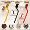11Pcs Crevice Cleaning Brush Kit, Hard Bristle Crevice Cleaning Brush