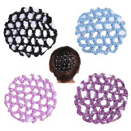 Black Net for Perfect Buns, Ideal for Ballet and Riding, Hair Net Bun for Ballet, Bun Net for Riding, Hair Net Bun Bun Black Hair Net, Hairstyle Aid for Sports, Hair Net for Bun