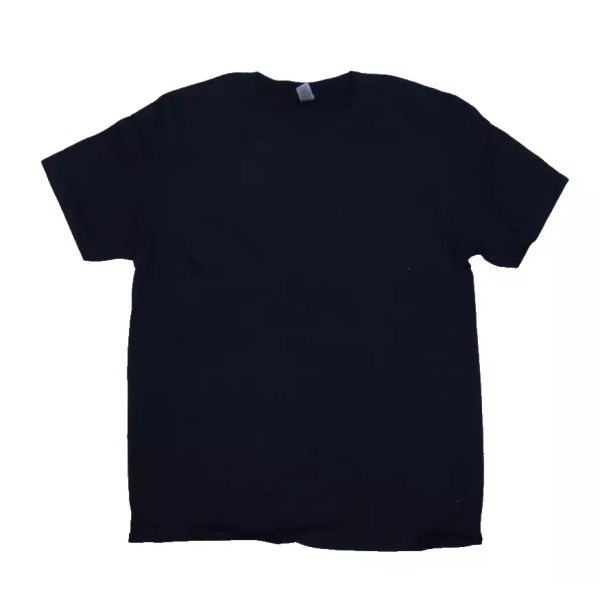 Gildan Softstyle Blank Plain Black T-Shirts Short Sleeve Size Large