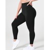 ZAAYO Women's Gym Leggings, Sports, Booty Scrunch Butt, High Waist,