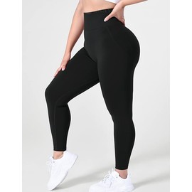 ZAAYO Women's Gym Leggings, Sports, Booty Scrunch Butt, High Waist, Seamless Yoga Trousers
