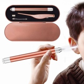 LED Earwax Removal Kit with Tweezers LED