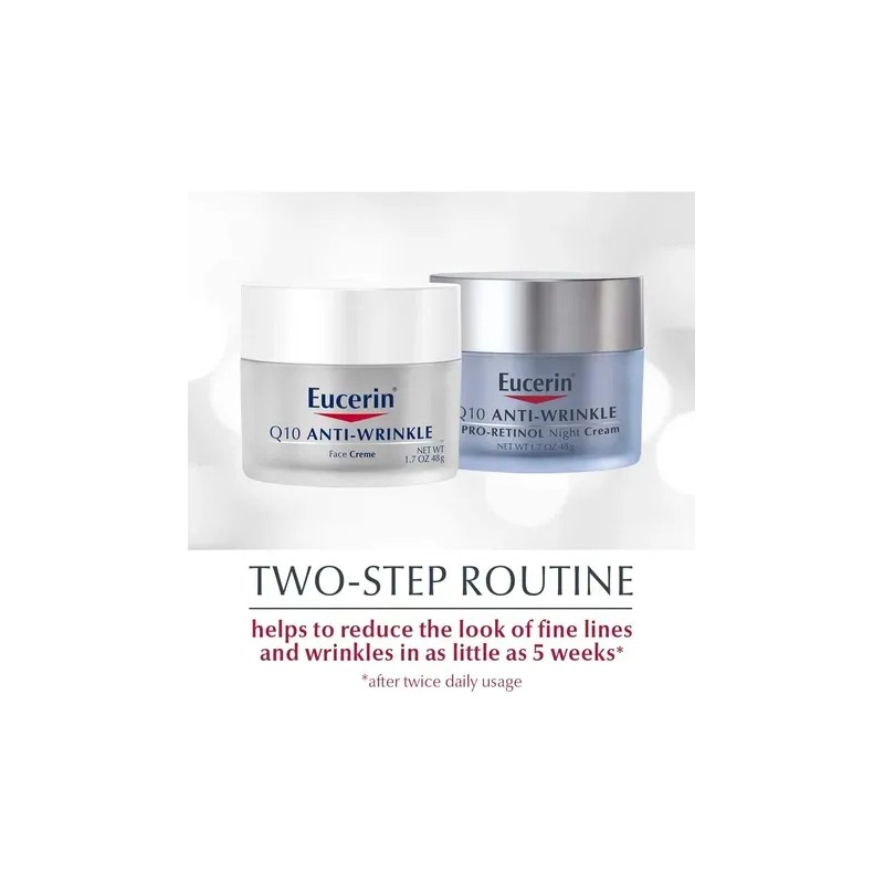 Q10 Anti Wrinkle Face Hidratante Cream Bundle, Día Y Noche