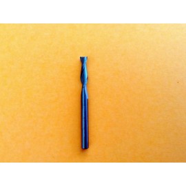 MOLZA TOOL CARBIDE UPSHEAR 1/8" DIAMETER 1/2 LOC WOOD ROUTER BIT 1.5" LONG PLASTIC UP CUT