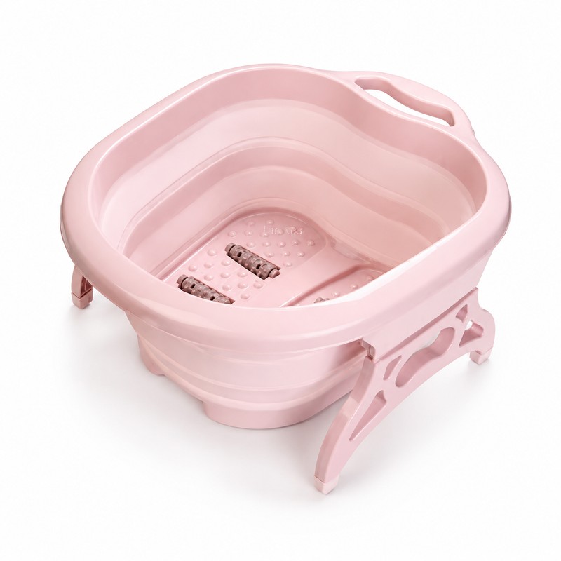 Foldable Foot Soaking Basin for Home Travel – Portable Pedicure
