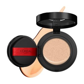L'Oréal Paris Infallible 24H Fresh Wear Base de Maquillaje en Cushion, Alta Cobertura con Acabado Mate, 24H Larga Duración y Control de Brillo, Tono 1