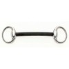 Nylon Mullen Mouth Eggbutt Snaffle with Small Rings 5"