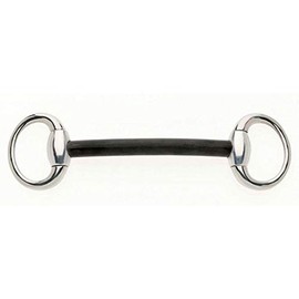 Nylon Mullen Mouth Eggbutt Snaffle with Small Rings 5"