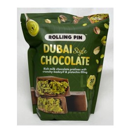 Rolling Pin Dubai Style Chocolate Milk Pralines Crunchy Kadayif Pistachio Fillin