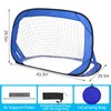 2 Pack Soccer Goals for Backyard, Portable Soccer Goal, Collapsible