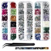 Molirex Rhinestones Flat Back Nail Gems Crystal Art Rhinestones Bedazzling