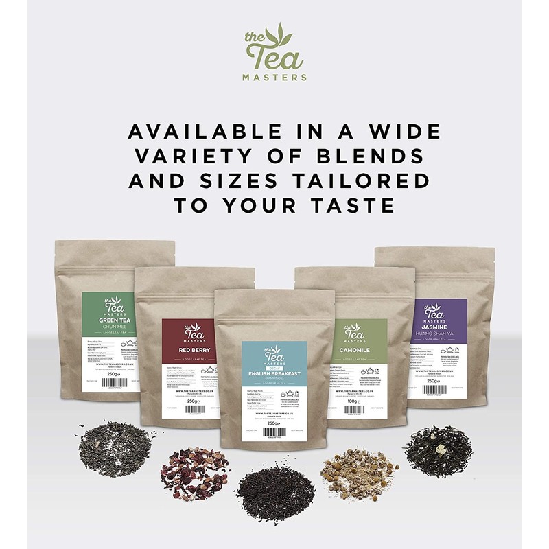 The Tea Masters Loose Leaf Tea - 250g Decaf English