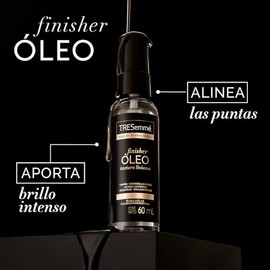 TRESemmé Tratamiento en Óleo para Cabello Finalizador Textura Liviana, controla el frizz, alinea las puntas, da suavidad y brillo intenso 60 ml