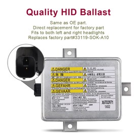 WMPHE Xenon HID Ballast Headlight Ballast Replacement for W3t10471 X6t02993 X6t02981 X6t02991 X6t02971 Compatible with Acura TL Acura TSX Honda S2000 Mazda 3