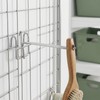 Jipaziy 6 PCS Wire Shelf Hooks, Metal Wire Rack Hangers