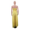 Ophestin Women's Strapless Tube Wide Leg Jumpsuits Smocked Women Jumpsuits
