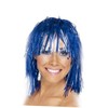 Healvian 5pcs Metallic Wigs for Women and Girls Shiny Foil