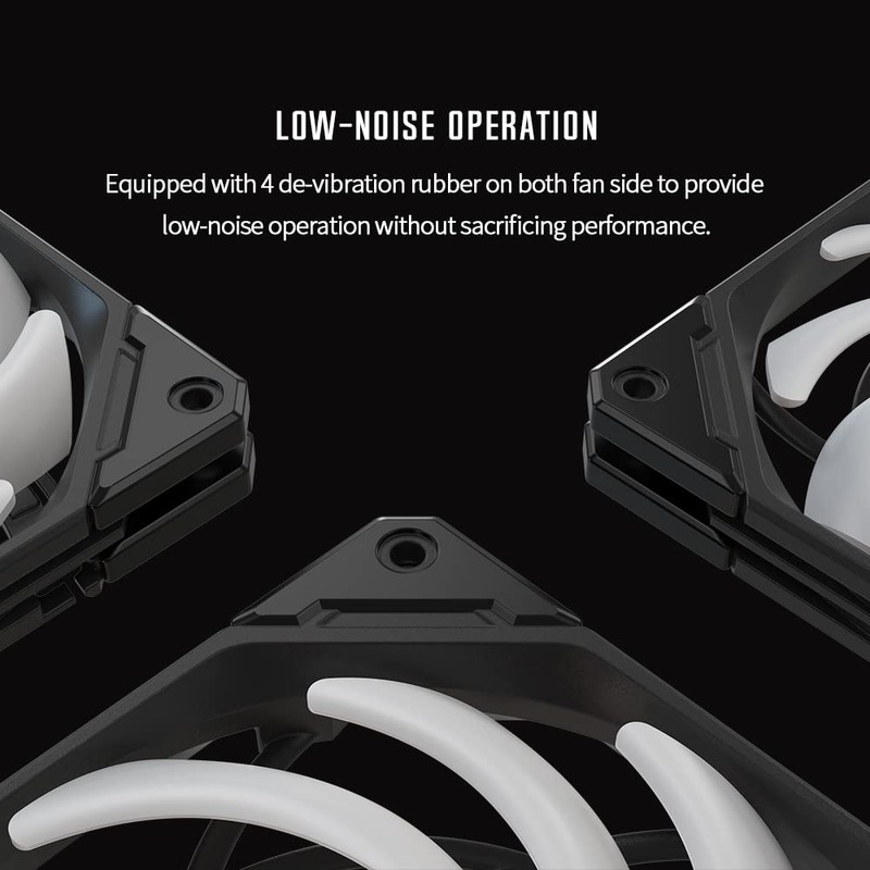 ID-COOLING NO-12015-XT-ARGB Case Fan 15mm Thickness PWM Fan ARGB Lighting