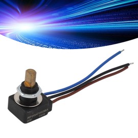 Adjustable Linear Taper Resistor, 20K, IP65 Waterproof,Potentiometer with 0.25W Rated Power for Multiple Applications