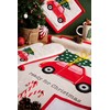 Excelsa Ready for Christmas Oven Glove, One Size, 100% Cotton