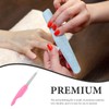 Healvian 3sets Folding Nail File Strips Reusable Nail Files for