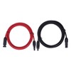 2pcs 12AWG 4mm² Solar Panel Extension Cable Black Red Solar