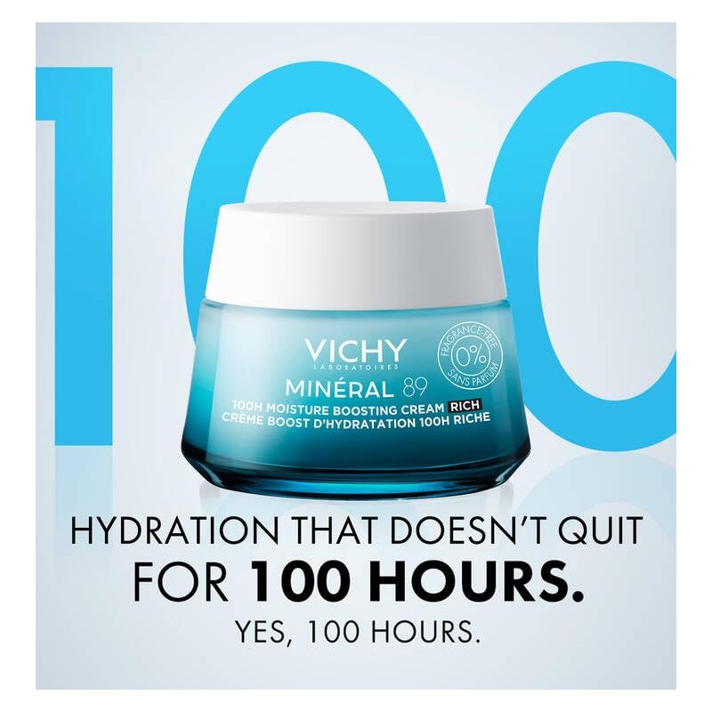 Vichy Minéral 89 100 h Moisture Boost Cream, for Normal
