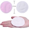 MAFAB | Set 4 Almohadillas Desmaquillantes Reutilizables Microfibra Rosa Azul