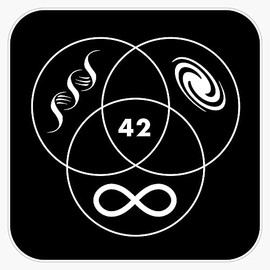 Hitchhikers Guide to The Galaxy 42 Sticker Bumper Sticker Vinyl Decal 5"