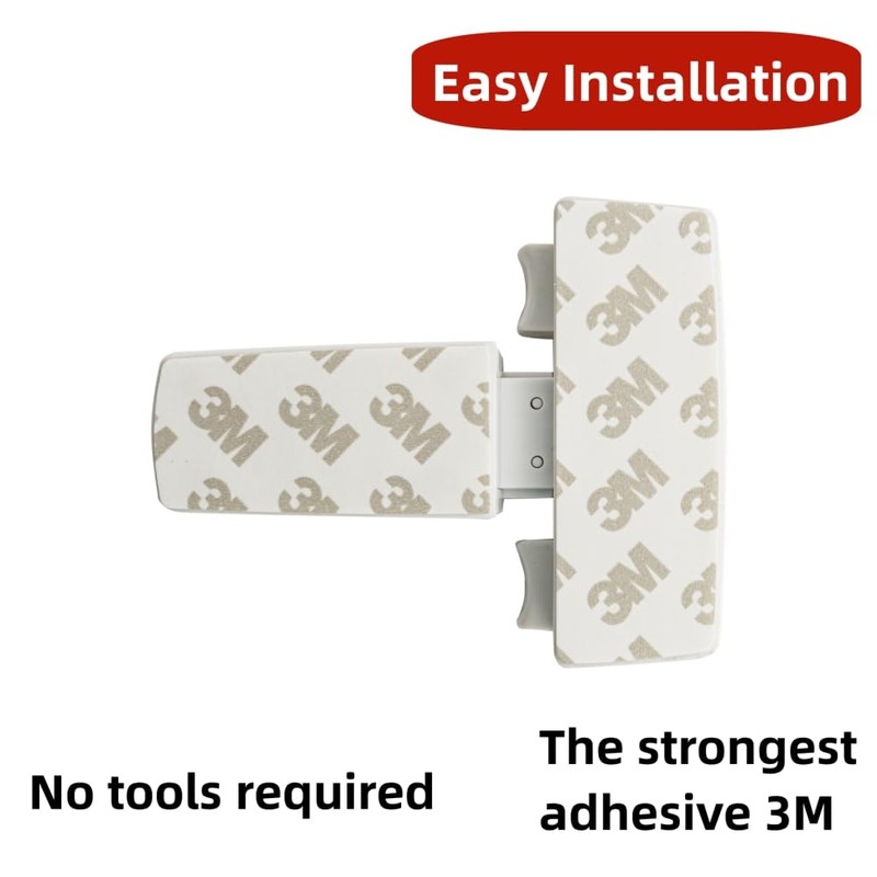 Combination Refrigerator Lock Fridge Lock with Code for Baby Adhesive