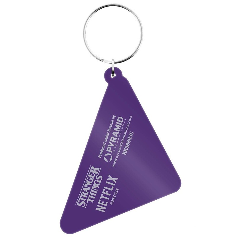 Stranger Things RK38893C Rubber Keychain, Multi-Colour, 4.5 x 6cm