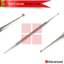 Medentra 10 Pcs Chiropody Beauty Nail Cleaning Curettes Set Nail Care Podiatry Hand Tools