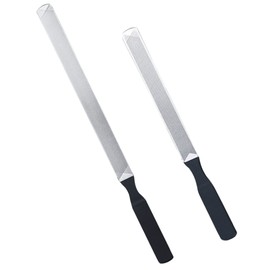 minkissy 2pcs Stainless Steel Nail File Nail Buffing Block Pedicure Kit Cuticle File for Nails Tool Supplies Nail Files Manicure Kit Glue Pusher Ingrown Nail Clippers Nail Art Brushes Black