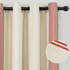 DriftAway Chris Linen Blackout Curtains with Thermal and Sound Reducing