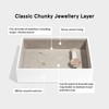 Stackers White Classic Medium Jewellery Box Chunky Jewellery Layer