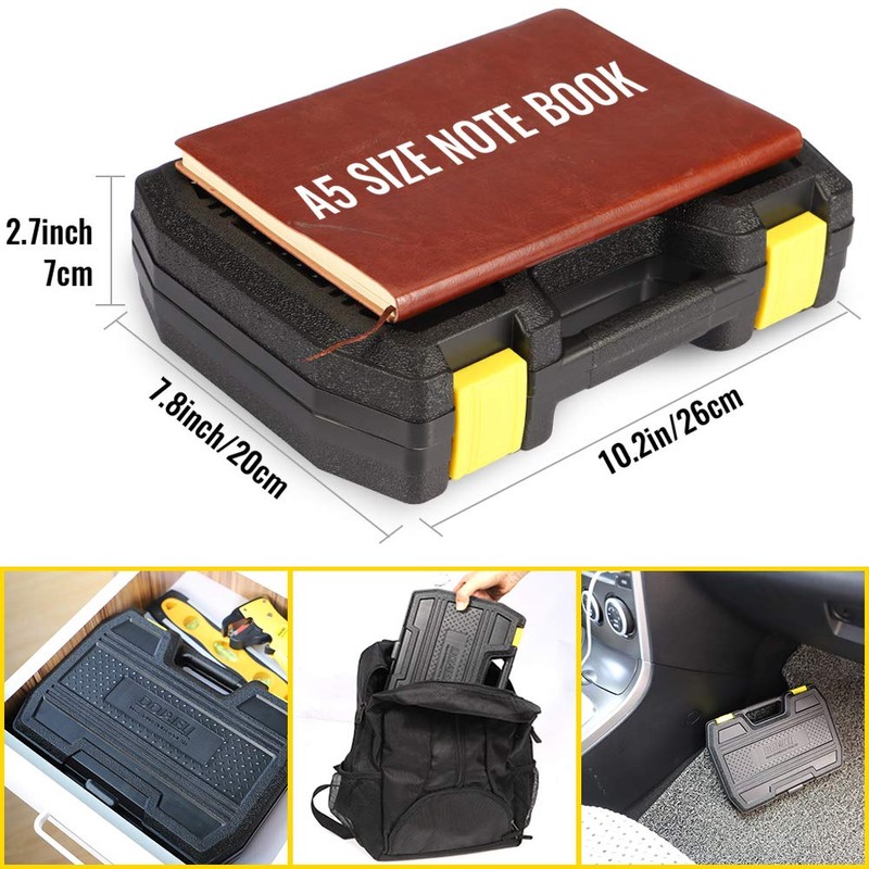 DOWELL 10 Piece Small Tool Kit,Mini Portable Tool Set,Home Repair
