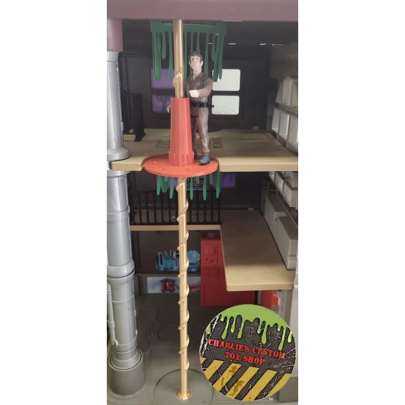 REPLACEMENT Fire Pole & Base - Spins - 3D Print