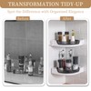 Weidace Corner Shower Caddy, 2 Pack Rotation Shower Organizer, Corner
