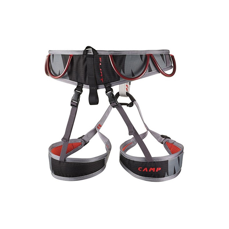 Camp Vest-Flint-Adjustable Climbing Harness light grey Size:S