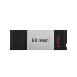 Kingston DataTraveler 80 256GB USB Type-C Flash Drive (DT80/256GB), Metal